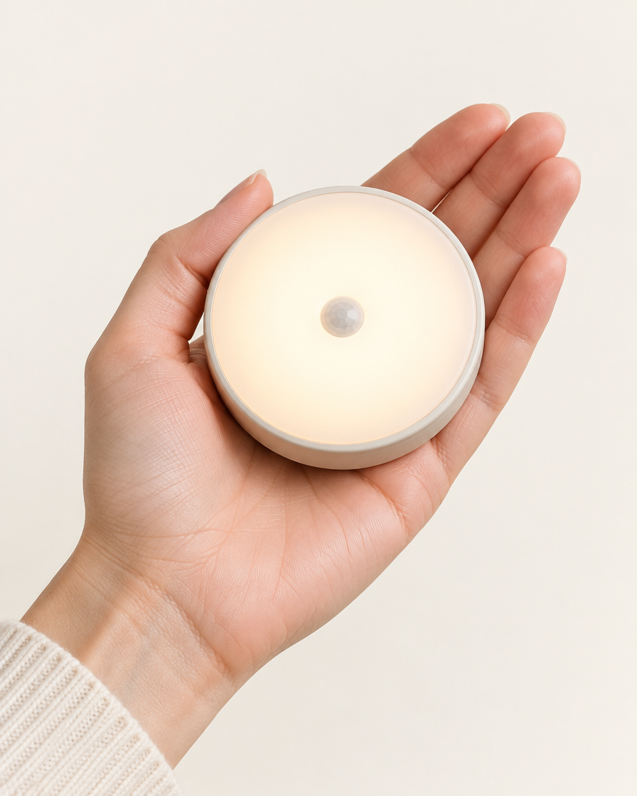 Glimt™ Mini nattlampe med bevegelsessensor i hånden