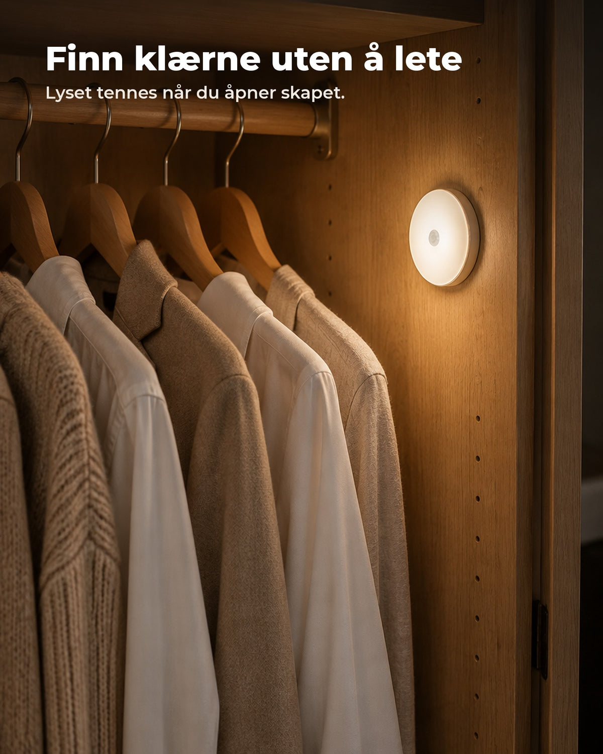 Glimt™ Mini i garderoben – finn klærne uten å lete